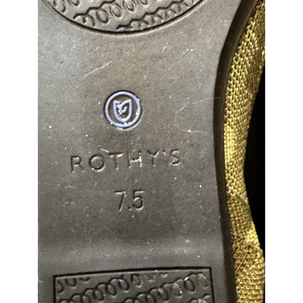Rothy's The Loafer Womens 7.5 Green Camo Knit Slip On Flats Comfort Shoes - Picture 10 of 10